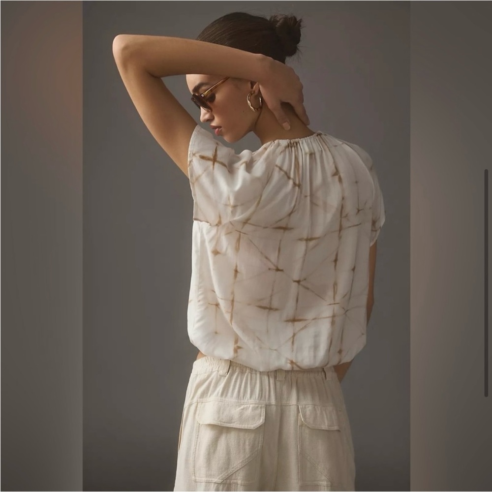 Anthropologie Cloth & Stone Peasant Blouse - Picture 3 of 9